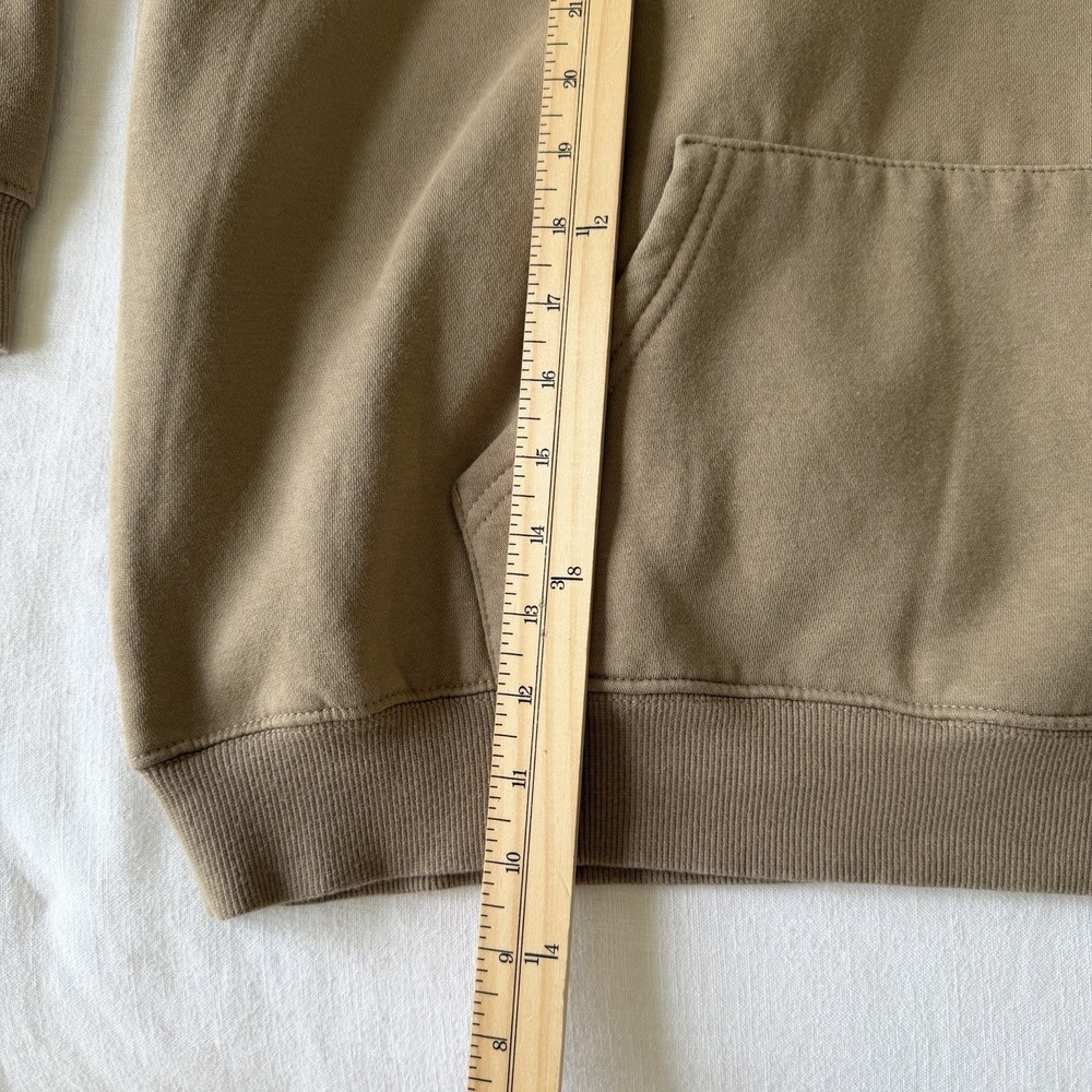 Fear of God Essentials Hoodie Beige Men's XL Premium Fleece Pullover - Picture 9 of 11